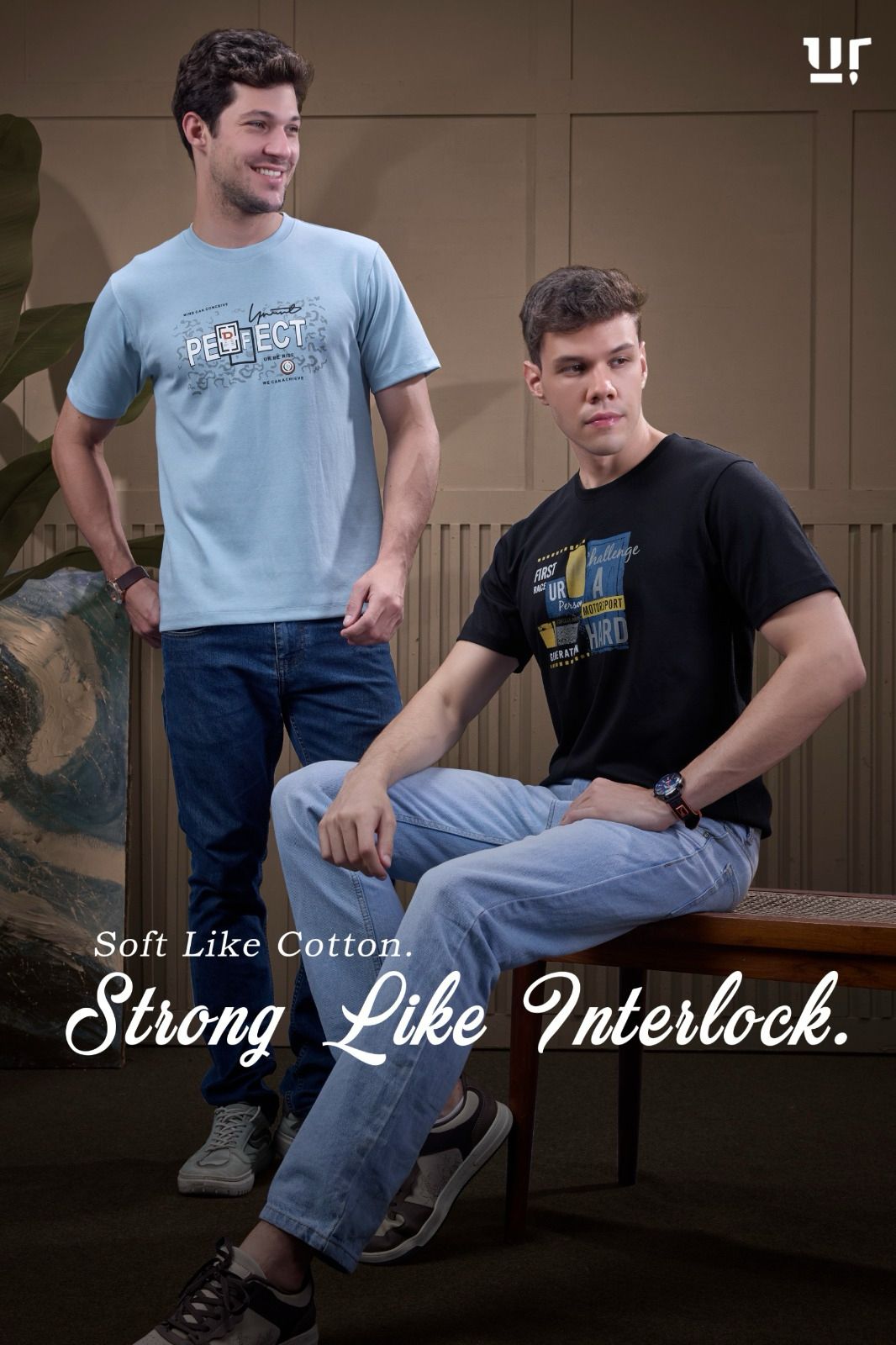 D N0 996-1003 Urbanrise Cotton Mens Tshirts Wholesaler