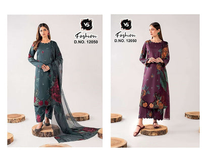 D No 12050 Vs Fashion Fox Georgette Pakistani Readymade Suits Manufacturer India