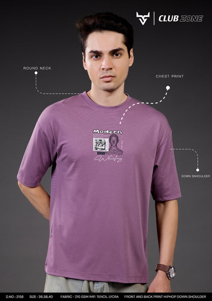 D No 2156 Club Zone Tencil Lycra Mens Tshirts Supplier Ahmedabad