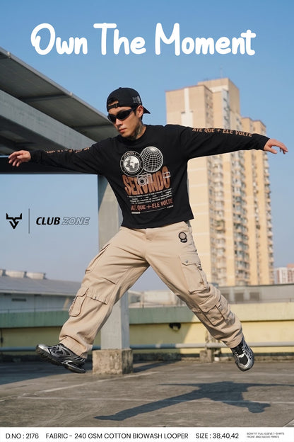 D No 2176 Club Zone Cp Looper Mens Tshirts Supplier Gujarat