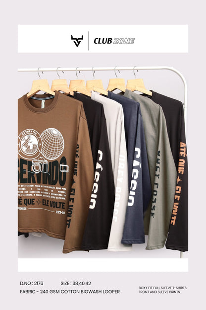 D No 2176 Club Zone Cp Looper Mens Tshirts Supplier Gujarat