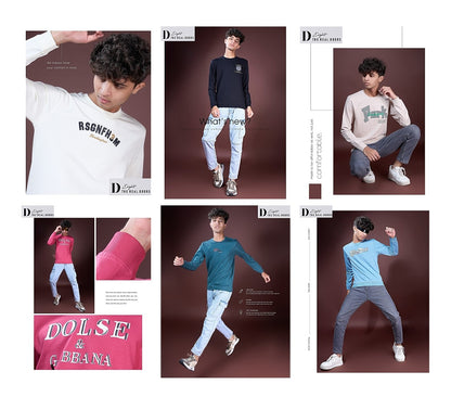 D No 287 288 D-8 Cotton Looper Boys Tshirt Exporter Gujarat