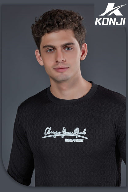 D No 317 Konji Jacquard Mens Tshirts Supplier Gujarat