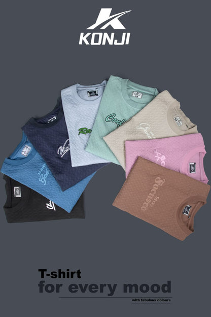 D No 317 Konji Jacquard Mens Tshirts Supplier Gujarat