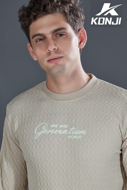 D No 317 Konji Jacquard Mens Tshirts Supplier Gujarat