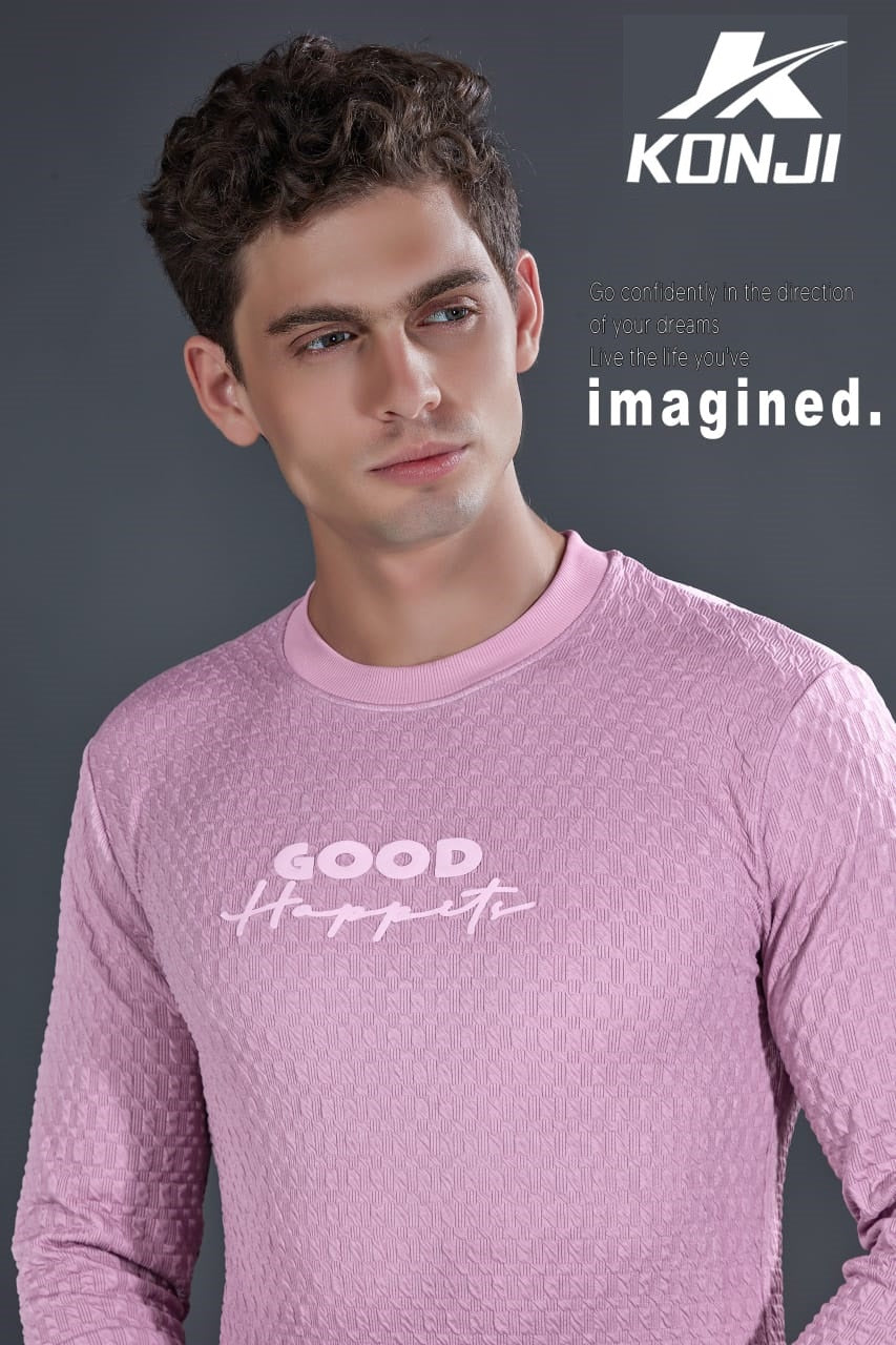 D No 317 Konji Jacquard Mens Tshirts Supplier Gujarat