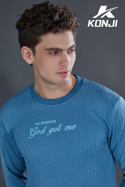 D No 317 Konji Jacquard Mens Tshirts Supplier Gujarat