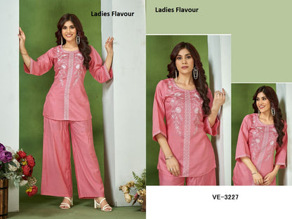 D No 3226 - 3227 Ladies Flavour Vatican Co Ord Set Manufacturer Ahmedabad