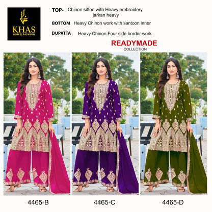 D No 4465 Khas Pakistani Readymade Suits Exporter India
