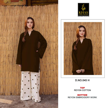 D No 45 Pakistani Khas Rayon Co Ord Set Supplier