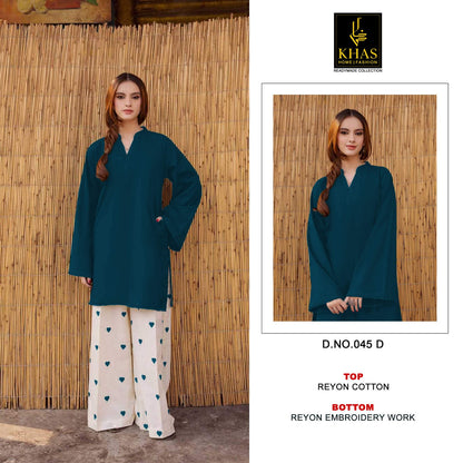 D No 45 Pakistani Khas Rayon Co Ord Set Supplier