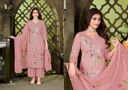 D No 73279 Rakhi Fashion Cotton Pant Style Suits Supplier