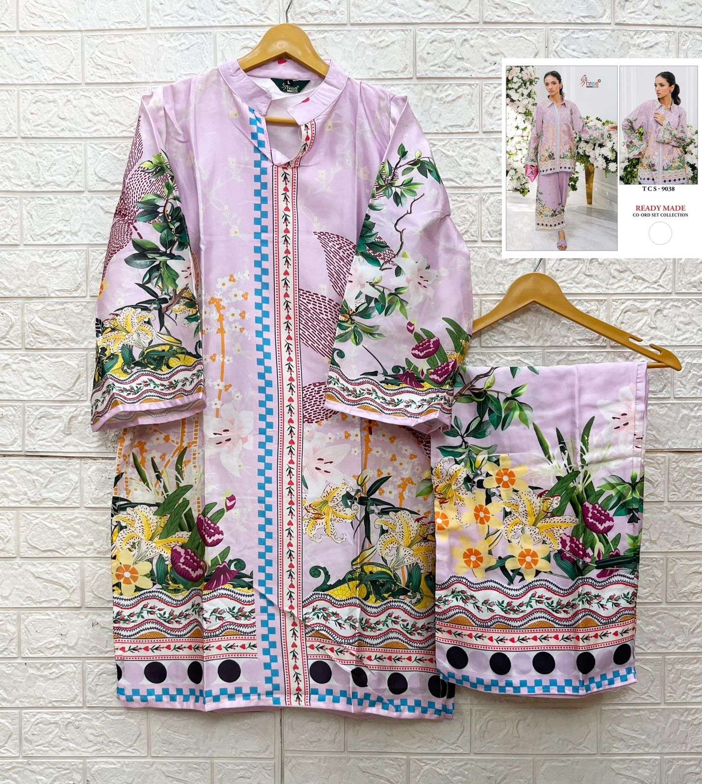 D No 9037 Karachi Shree Fabs Modal Co Ord Set Supplier Gujarat