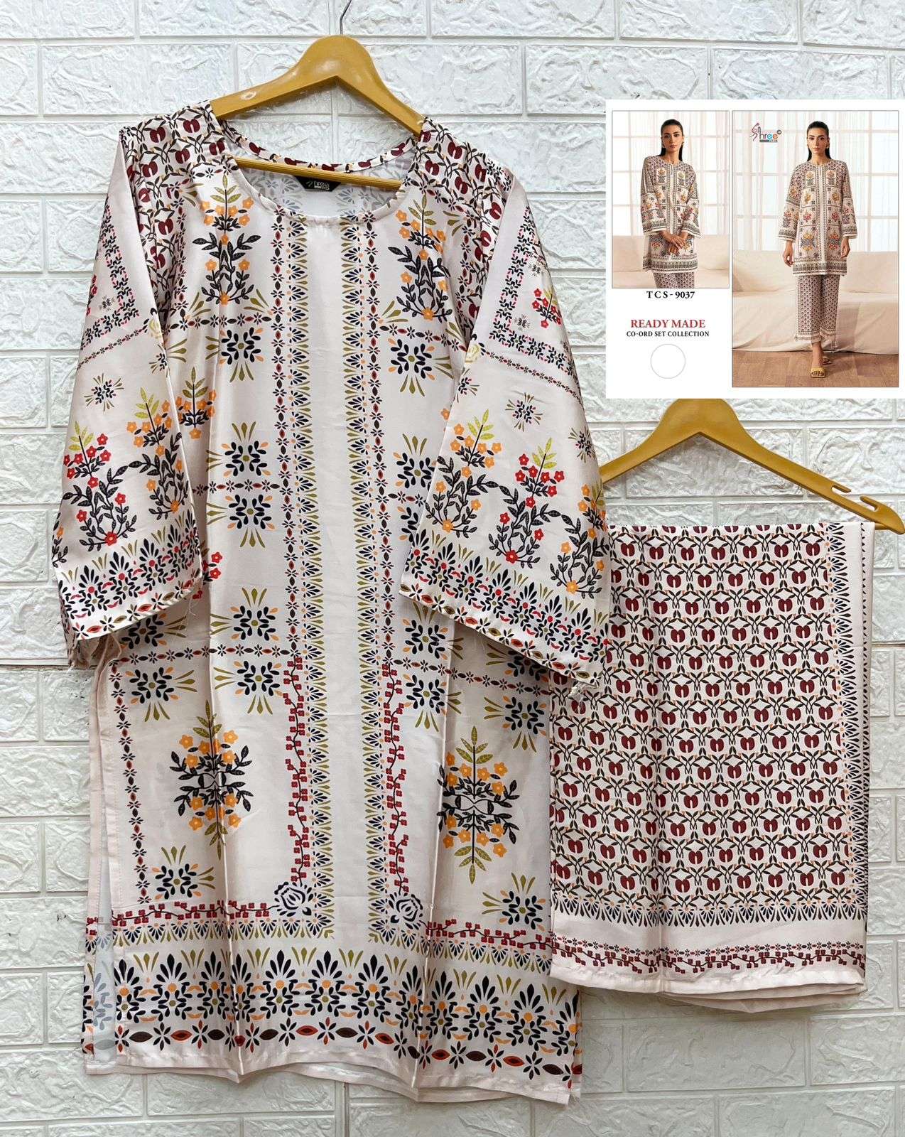 D No 9037 Karachi Shree Fabs Modal Co Ord Set Supplier Gujarat