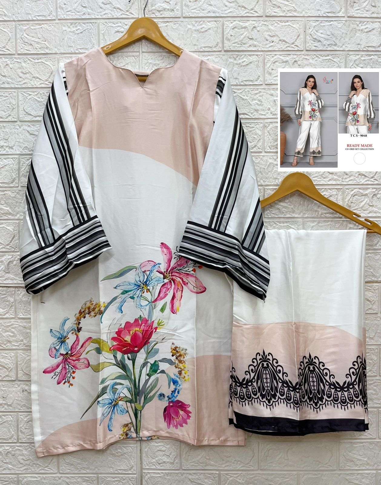 D No 9037 Karachi Shree Fabs Modal Co Ord Set Supplier Gujarat