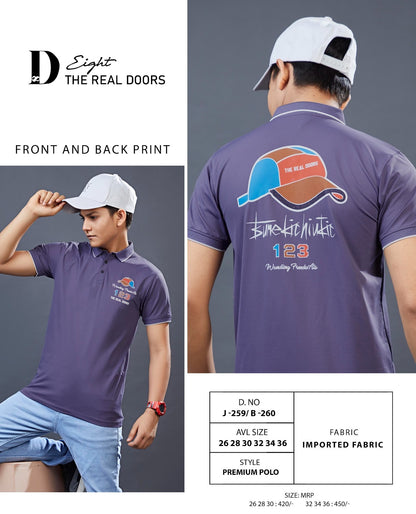 D No J-259 B-260 D-8 Imported Boys Tshirt Exporter