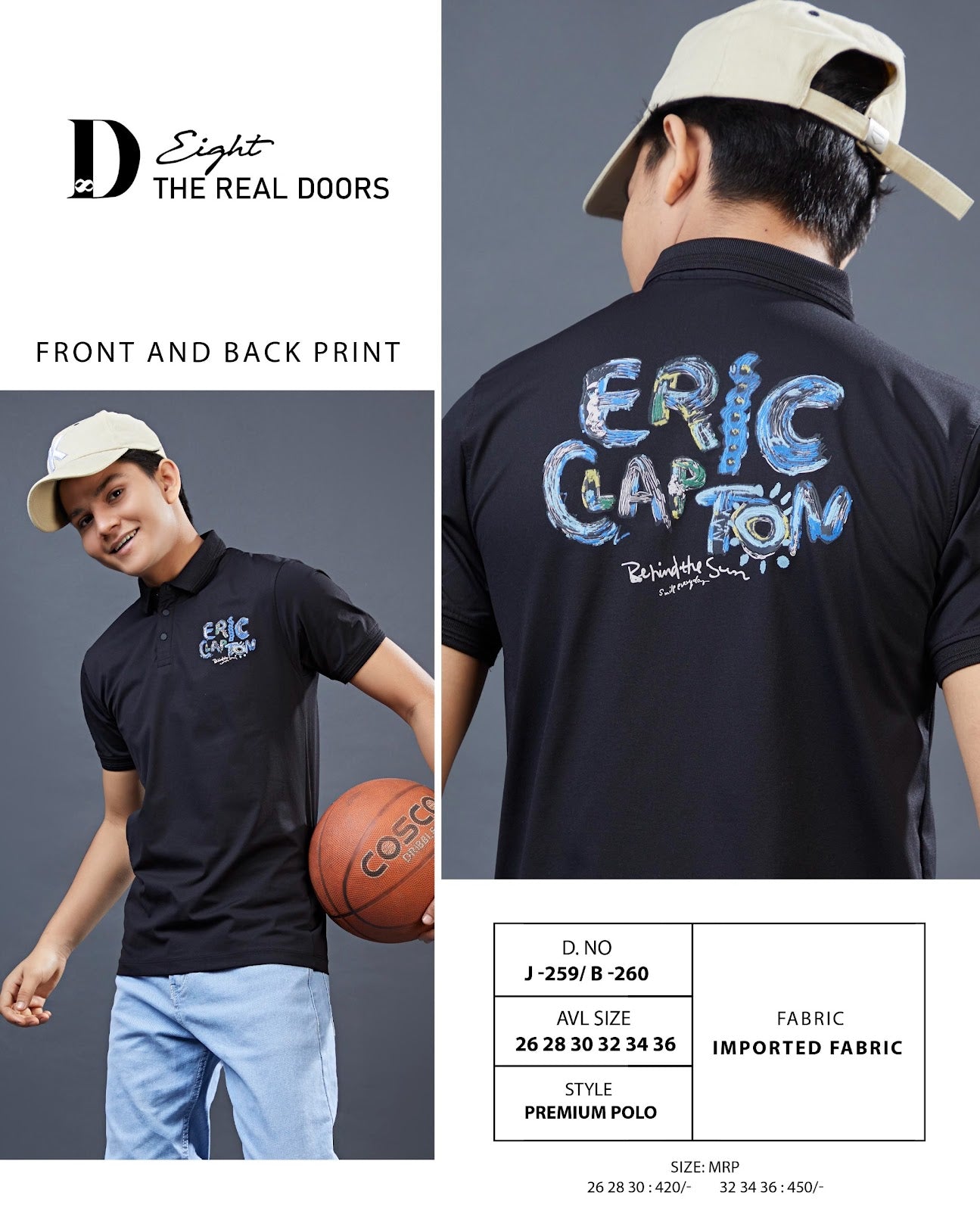 D No J-259 B-260 D-8 Imported Boys Tshirt Exporter