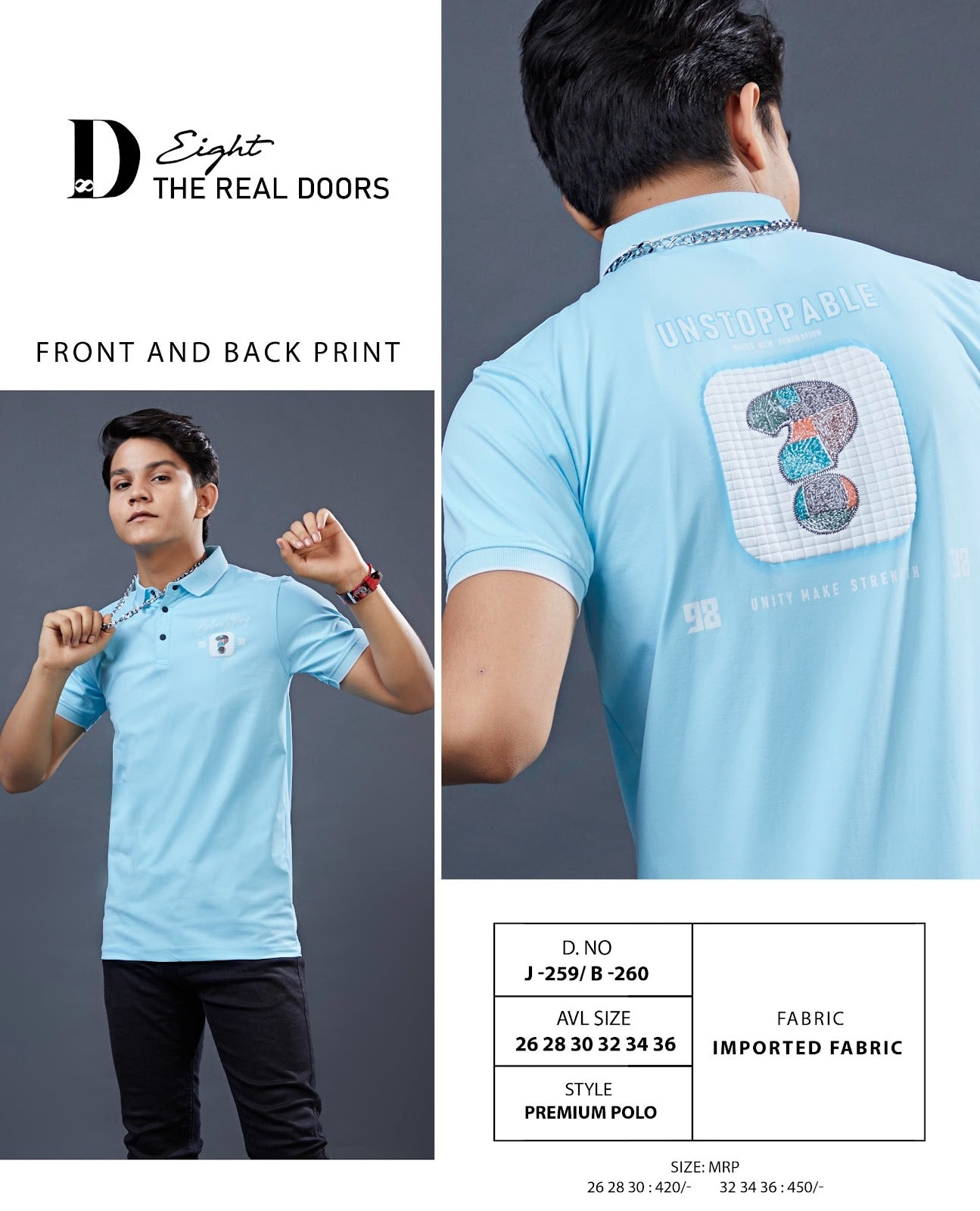 D No J-259 B-260 D-8 Imported Boys Tshirt Exporter