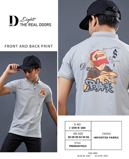 D No J-259 B-260 D-8 Imported Boys Tshirt Exporter
