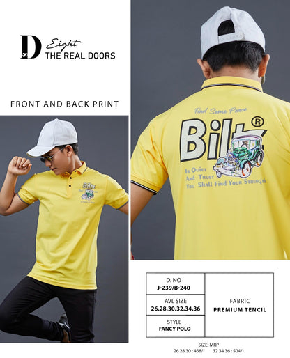 D No J-259 B-260 D-8 Imported Boys Tshirt Exporter