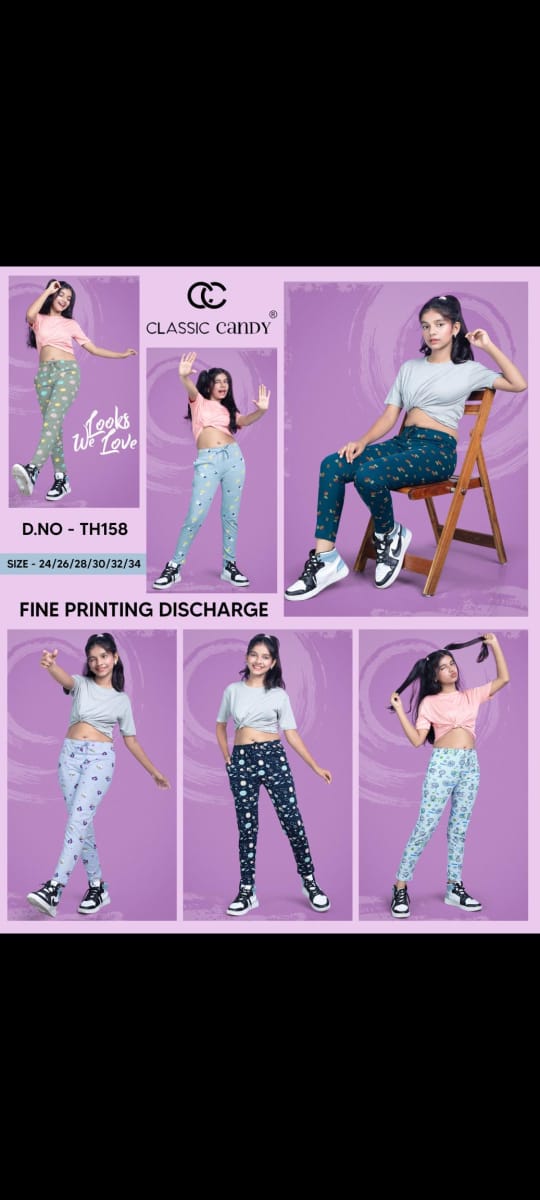D No Th 158 Classic Candy Hosiery Girls Lower Exporter Ahmedabad