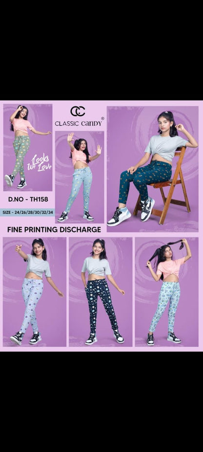 D No Th 158 Classic Candy Hosiery Girls Lower Exporter Ahmedabad