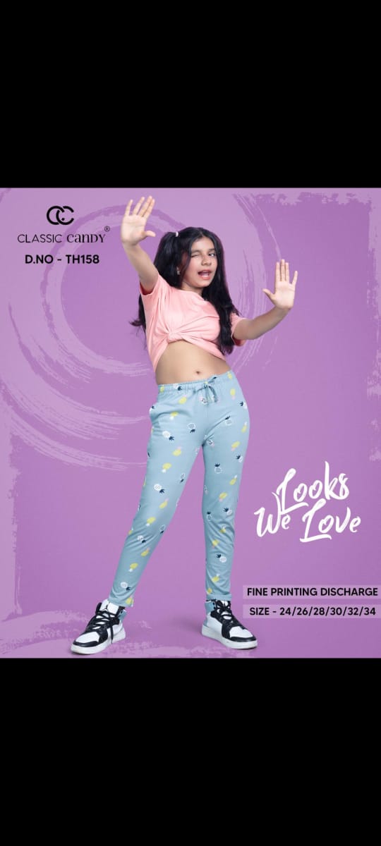 D No Th 158 Classic Candy Hosiery Girls Lower Exporter Ahmedabad