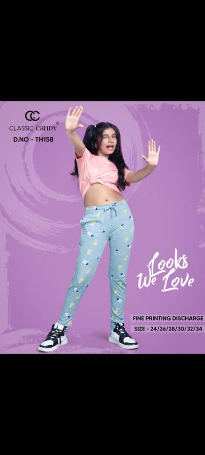 D No Th 158 Classic Candy Hosiery Girls Lower Exporter Ahmedabad