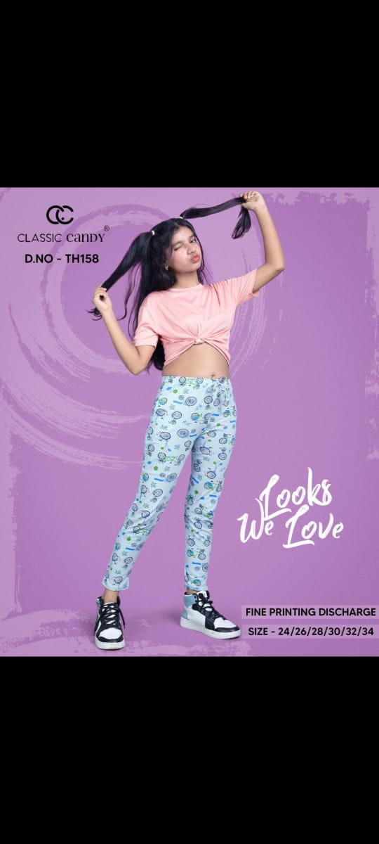 D No Th 158 Classic Candy Hosiery Girls Lower Exporter Ahmedabad