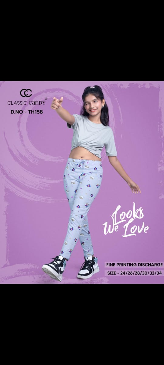 D No Th 158 Classic Candy Hosiery Girls Lower Exporter Ahmedabad