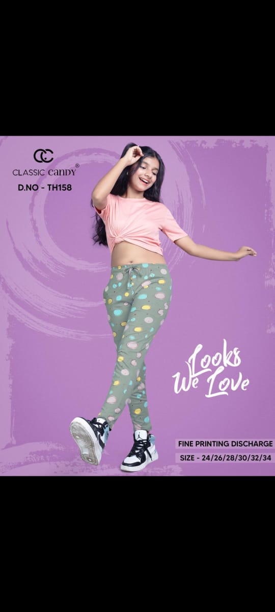 D No Th 158 Classic Candy Hosiery Girls Lower Exporter Ahmedabad