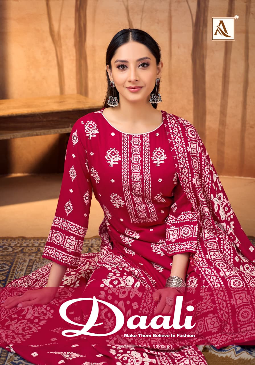 Daali Alok Viscose Karachi Pashmina Salwar Suits Exporter Ahmedabad