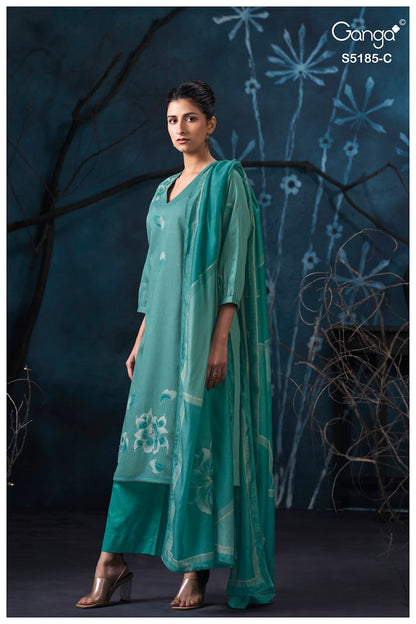 Daanya S5185 Ganga Corduroy Pant Style Suits Wholesaler India