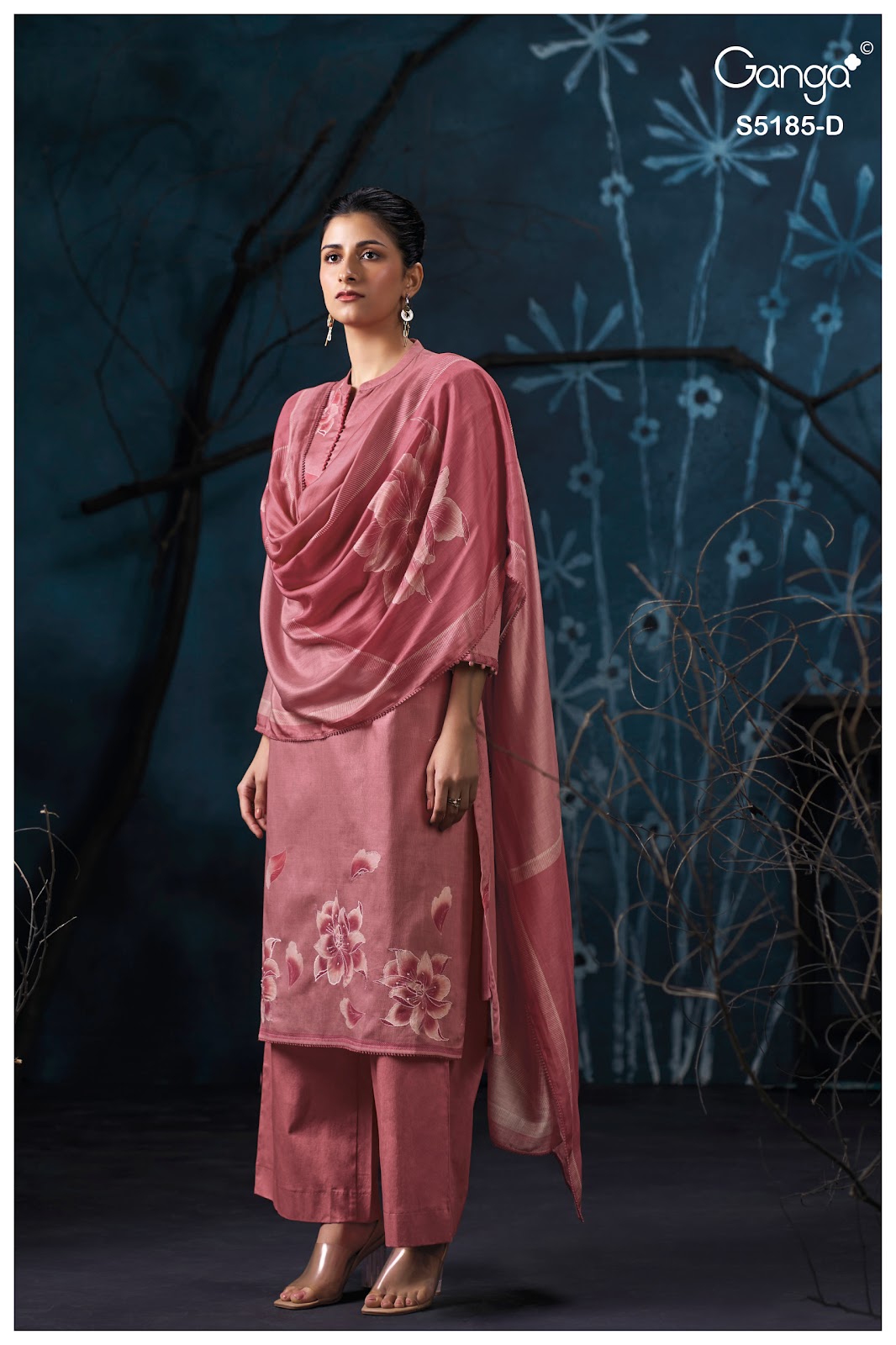 Daanya S5185 Ganga Corduroy Pant Style Suits Wholesaler India