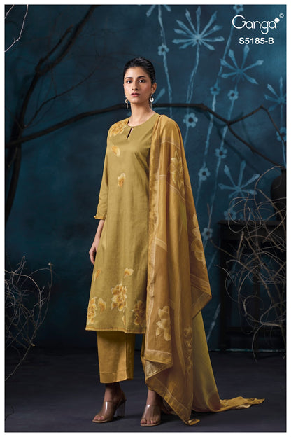 Daanya S5185 Ganga Corduroy Pant Style Suits Wholesaler India