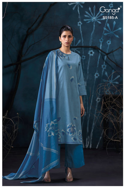 Daanya S5185 Ganga Corduroy Pant Style Suits Wholesaler India