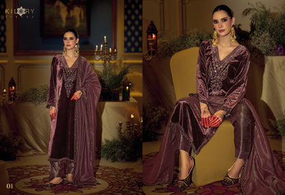 Daastaan Kilory Velvet Suits Supplier