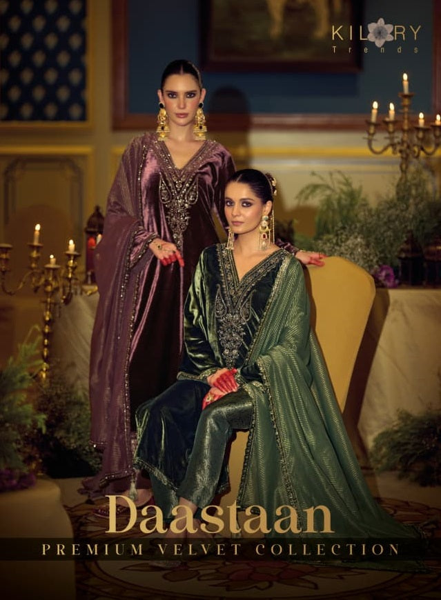 Daastaan Kilory Velvet Suits Supplier