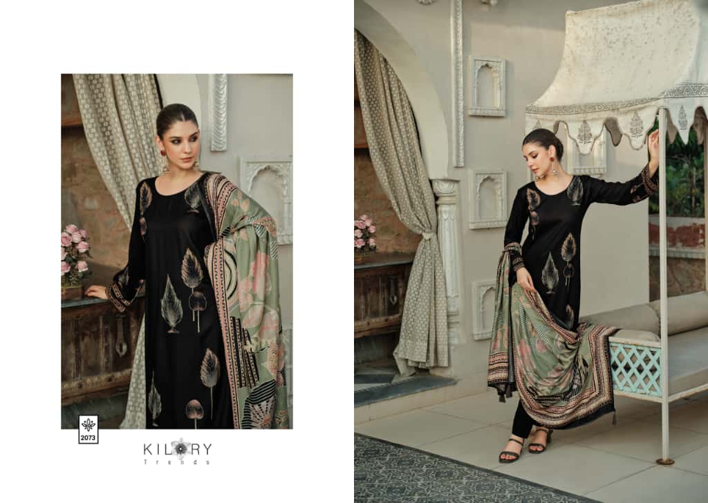 Dahleez Kilory Viscose Pashmina Suits Wholesaler India