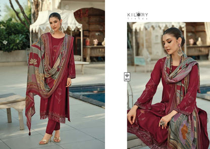Dahleez Kilory Viscose Pashmina Suits Wholesaler India