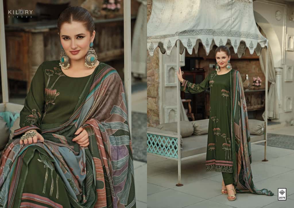 Dahleez Kilory Viscose Pashmina Suits Wholesaler India