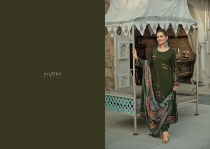 Dahleez Kilory Viscose Pashmina Suits Wholesaler India