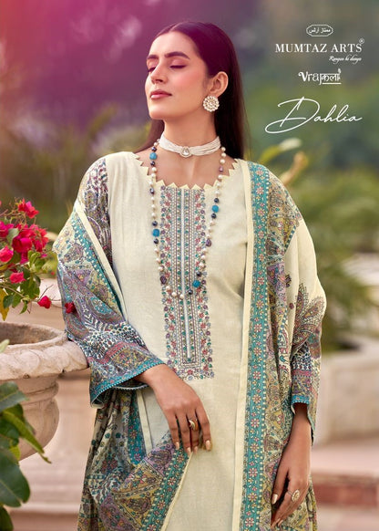 Dahlia Mumtaz Arts Viscose Karachi Salwar Suits Wholesale Price