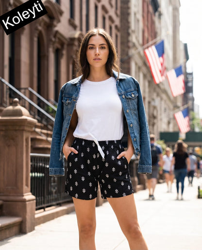 Daily Wear Koleyti Rayon Women Shorts Wholesale Price