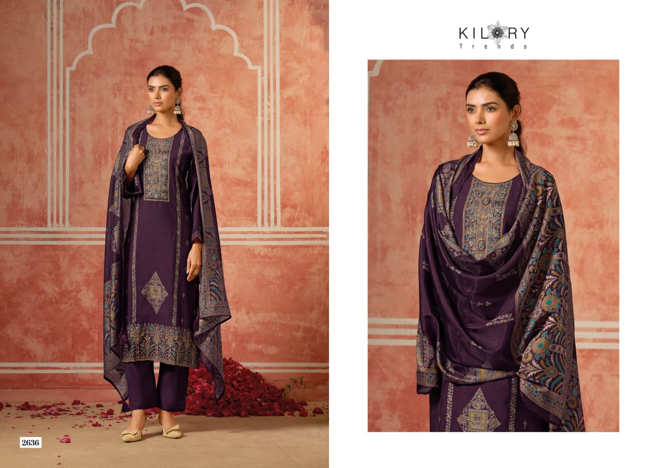 Dainaa Kilory Muslin Slub Pant Style Suits Supplier Ahmedabad