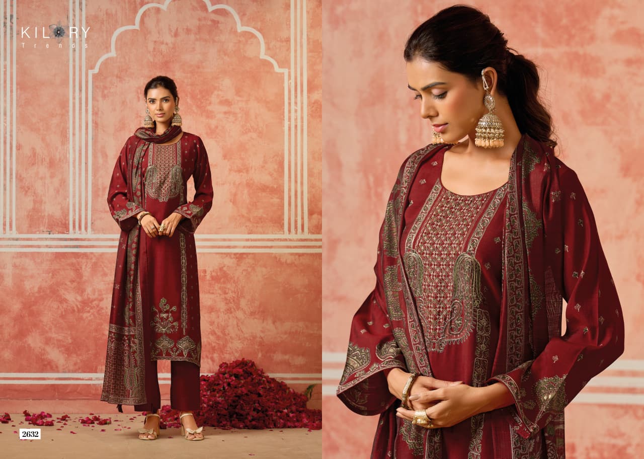 Dainaa Kilory Muslin Slub Pant Style Suits Supplier Ahmedabad