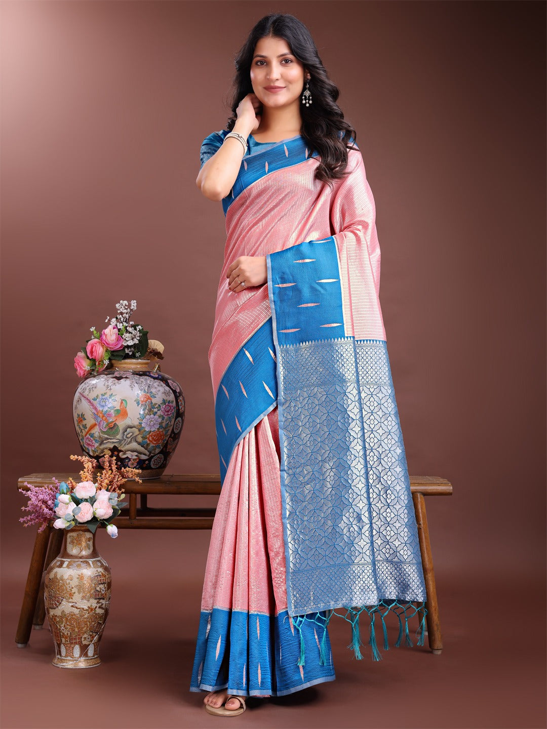Dairy Milk 1001-1008 Astita Silk Sarees Wholesale Rate