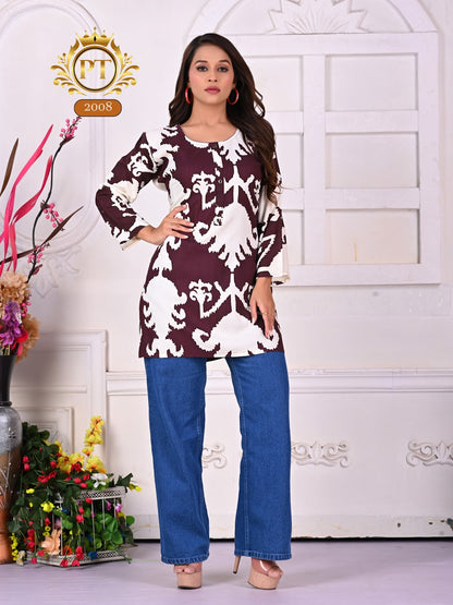 Dairy Milk Vol 2 Pt Rayon 14Kg Short Kurtis Wholesale Price