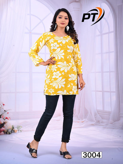 Dairy Milk Vol 3 Pt Rayon 14Kg Short Kurtis Manufacturer India