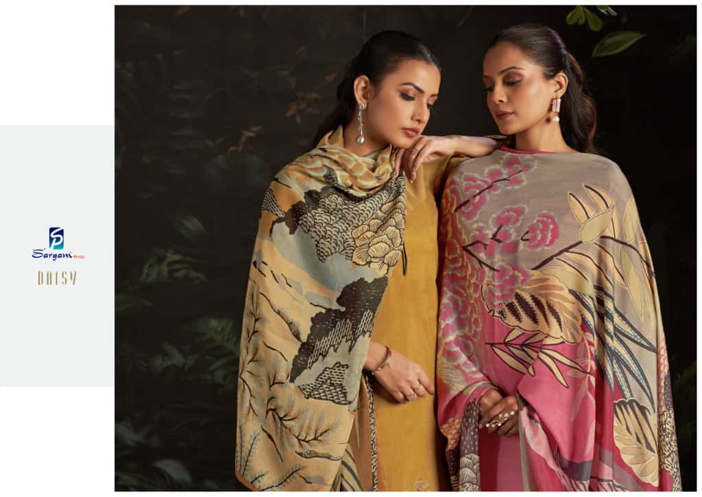 Daisy 2624 Sargam Prints Pure Muslin Pant Style Suits Wholesaler Ahmedabad